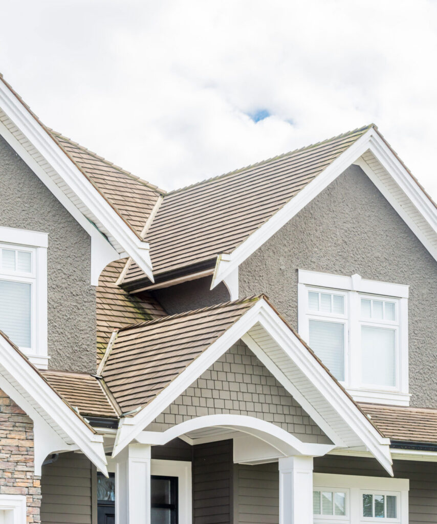 Roofline detail from a New Image G.C. Roofing installation